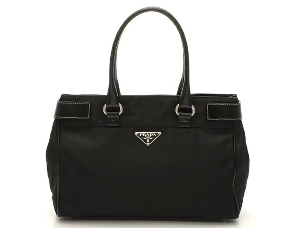 Prada Handbag Black Calfskin